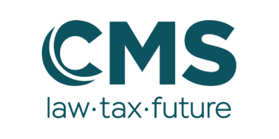 Logo de CMS, empresa colaboradora de prácticas en el Grado de Derecho