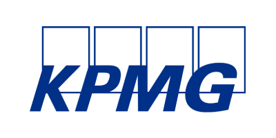 Logo de KPMG, empresa colaboradora de prácticas del Grado de Ingeniería en Organización Industrial