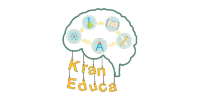 Logo de Kran Educa, empresa colaboradora de prácticas del Grado en Psicología