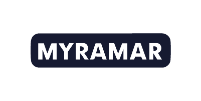 Logo de MYRAMAR, empresa colaboradora en el Grado en Ingeniería de Organización Industrial de UTAMED