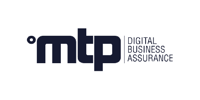 Logo de MTP, empresa colaboradora en el Grado en Comunicación de UTAMED