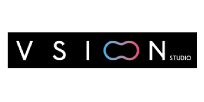 Logo de Vsion Studio, empresa colaboradora del Grado en Ingeniería Informática de UTAMED