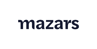 Logo de Mazars, empresa que colabora en el Máster en Ética Digital