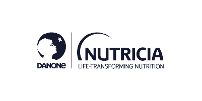 Logo de Danone Nutricia, empresa colaboradora en la Carrera de Nutrición y Dietética